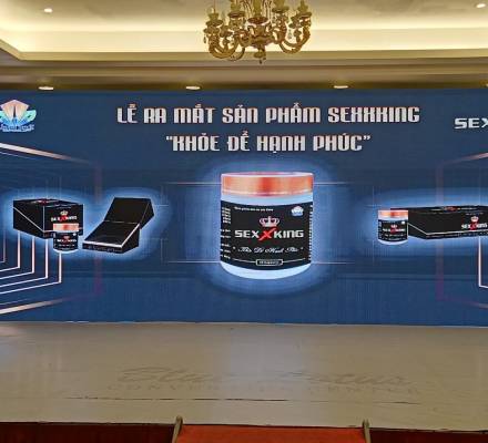 Màn hình led P3 tại sự kiện ra mắt sản phẩm sexking
