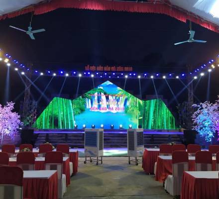 Cho thuê Màn hình LED P3 tại lễ hội đền Bảo Hà