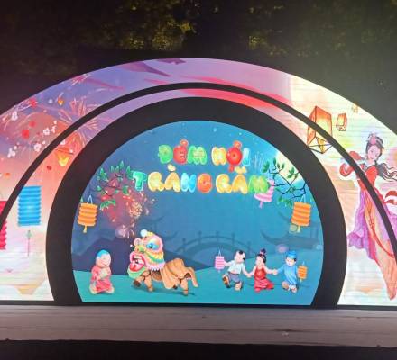 Cho thuê Màn hình LED P3 ngoài trời tại sự kiện rằm trung thu