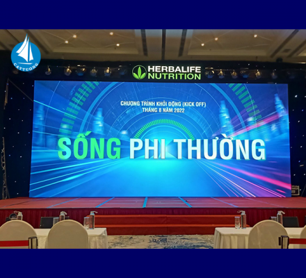 MÀN HÌNH LED CÁT TƯỜNG ĐỒNG HÀNH CÙNG HERBALIFE NUTRITION!