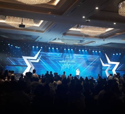 Cho thuê Màn hình LED P3 trong nhà tại sự kiện Club Got Talent diễn ra tại trung tâm hội nghị Almaz