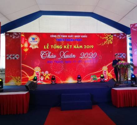 Cho thuê Màn hình LED tại sự kiện công ty Thiên Thuận Phát