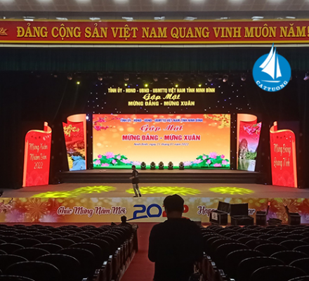 MÀN H ÌNH LED P2 CÁT TƯỜNG TỎA SÁNG TẠI NINH BÌNH