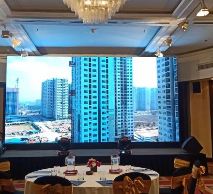Cho thuê Màn hình LED P2 trong nhà tại khách sạn Hilton