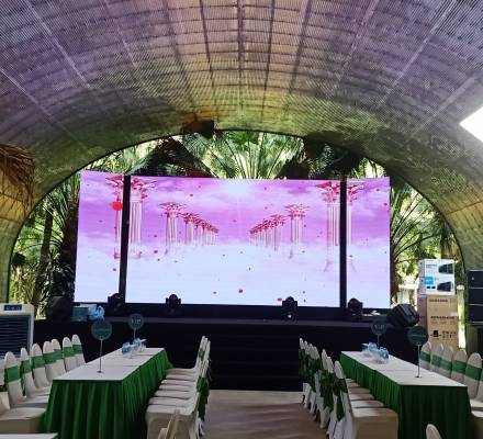 Cho thuê Màn hình LED P3 ngoài trời tại sự kiện Chung Cư Sky Oasis Ecopark