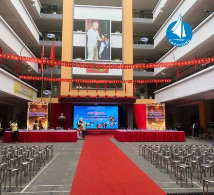 CHO THUÊ MÀN HÌNH LED CÁT TƯỜNG TẠI TRƯỜNG THCS NGÔ SỸ LIÊN, HOÀN KIẾM, HÀ NỘI