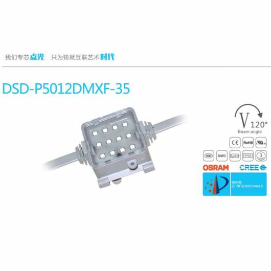 Đèn LED trang trí Tòa nhà DSD - P5012 DMXF - 35 Siêu sáng - Giá tốt