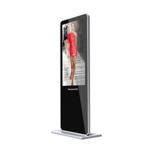Màn hình quảng cáo LCD cây đứng Skyworth 55 inch: thiết kế tinh tế bền đẹp, sử dụng panel LCD top đầu thế giới
