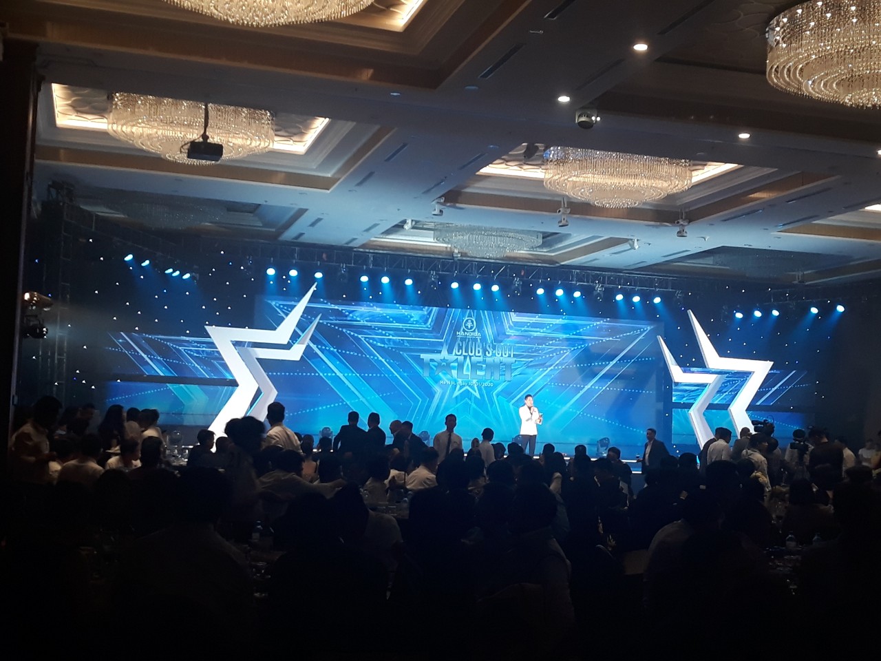 Cho thuê Màn hình LED P3 trong nhà tại sự kiện Club Got Talent diễn ra tại trung tâm hội nghị Almaz