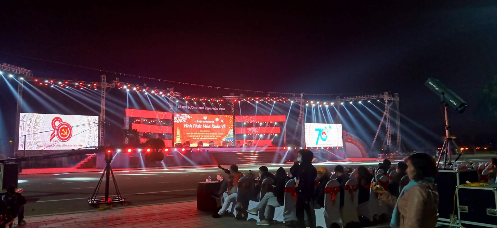 Màn hình LED P3 ngoài trời tại sự kiện Lễ Hội Đường Phố của tỉnh Vĩnh Phúc